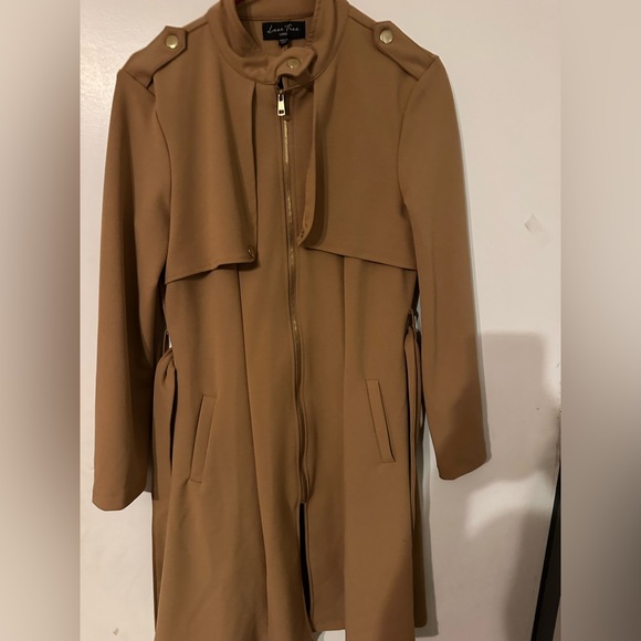 Love Tree Tan Zip-Front Jacket - Picture 9 of 10